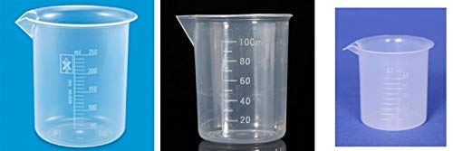 Daffodil S 3pcs 50ml 100ml 250ml Plastic Science Beaker Set Measuring Cup Transparent With Handle In 250 Ml Beaker Amazon In Industrial Scientific