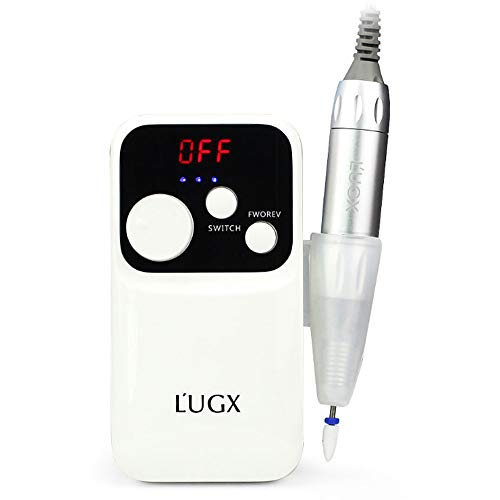 Professional 35000RPM Nail Drill - Portable Electric, Acrylic Gel Nail Grinder Tools with Sanding Bands for Manicure Pedicure Shape, Carve, Remove Cuticle