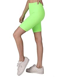 Pantalones cortos de motorista sin costuras para dama, talla única