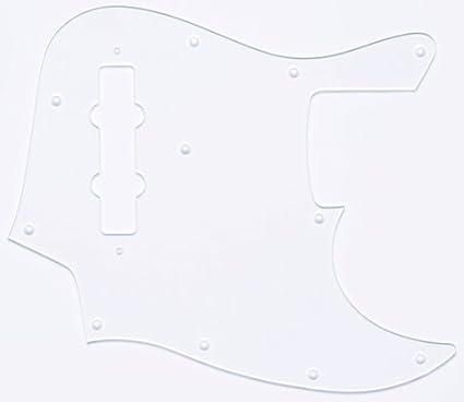 Amazon 国産 ジャズベース用ピックガード アクリルクリアー ミリ Pg Jb Ac ベースパーツ 楽器