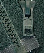12" Vislon Zipper ~ YKK #5 Molded Plastic ~ Separating - 890 Dark Green Hemlock(1 Zipper/Pack)