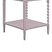 DHP Evin Chic Nightstand with Drawer, Small Organizer, Bedroom Furniture, Pink
