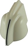 Knob - Mini Chicken Head, High Quality, Brass Insert, Cream