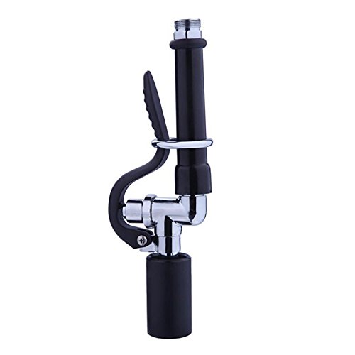 Pre-Rinse Commercial Faucet Pull-Out Kitchen Hand Shower Head Dishwasher Pre-Rinse Floor Washer High Pressure Water Tap Nozzle Black - Thumbnail 5