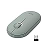 Logitech-Pebble-Wireless-Mouse-Bluetooth-Or-24-GHz-with-USB-Mini-Receiver-Silent-Slim-Computer-Mouse-with-Quiet-Click-for-LaptopNotebookPCMac-Eucalyptus Logitech Pebble Wireless Mouse with Bluetooth or 2.4 GHz Receiver, Silent, Slim Computer Mouse with Quiet Clicks, for…