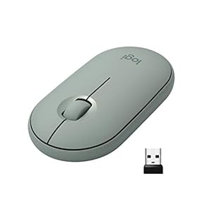 Logitech-Pebble-Wireless-Mouse-Bluetooth-Or-24-GHz-with-USB-Mini-Receiver-Silent-Slim-Computer-Mouse-with-Quiet-Click-for-LaptopNotebookPCMac-Eucalyptus Logitech Pebble Wireless Mouse with Bluetooth or 2.4 GHz Receiver, Silent, Slim Computer Mouse with Quiet Clicks, for…