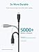Anker Powerline USB-C to USB Cables (5-Pack: 4-inch, 3ft, and 6ft) for USB Type-C Devices Including Samsung Galaxy Note 8, S8, S8+, S9, S10, iPad Pro 2018, MacBook, LG V20 G5 G6, HTC 10 and More