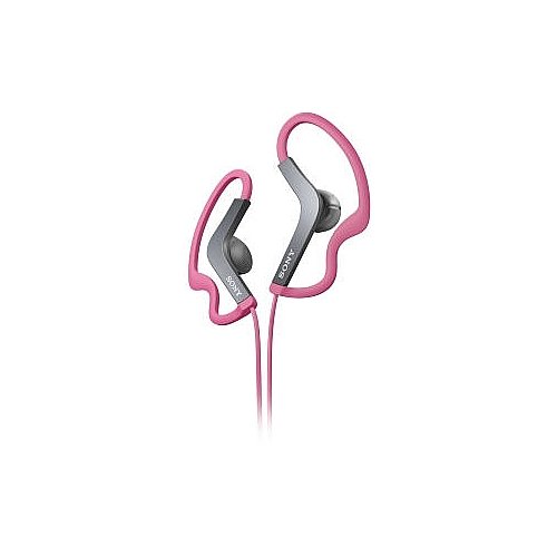 Sony Water-Resistant Active Sports Headphones with Ear-Loop Hanger Design for Secure, Comfortable Fit