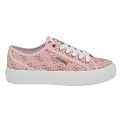 GUESS Women's JELEXA Sneaker, Light Pink 680, 10