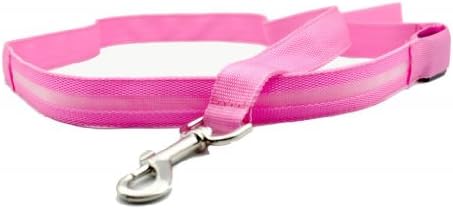 LESO Dog Puppy Doggie Pet Nylon Fashing Leash Leads 2.5*120CM 6 Colors - Pink