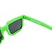 Pixel Kids Sunglasses Green, Novelty Retro Gamer Geek Glasses for Boys and Girls Ages 6+ by EnderToys