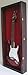 DisplayGifts Electric Display Case Rack Wall Mount Cabinet Guitar Stand Hanger Mahogany Finish