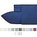 CALIFORNIA DESIGN DEN 5-Star Hotel 600 Thread Count 100% Cotton, Soft & Smooth Queen Sheet for Bed with Deep Pockets, Quality Beats Egyptian Cotton Claims (Royal Navy Blue)