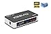 Kinivo HDMI Switch 4K HDR 301BN (3 in 1 Out, 4K 60Hz HDR, HDMI 2.0, High Speed 18Gbps, IR Remote, HDCP) - Compatible with Roku, PS5, Xbox, Apple TV, Nintendo Switch, Cable Box