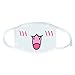 ESTD Anime Emoticon Anti-Dust Face Mask Kawaii Kaomoji Mouth Muffle White (style 9)