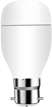 QUICATCH for Amazon Alexa/Google Home App Control WiFi Smart Glass Models Screw B22 Bulb,Smart Change Colour 1PC White