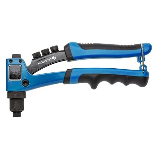 Blind Riveter with Adjustment 215 mm, 4 Heads