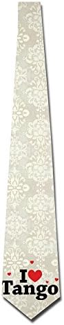 YI Own Men's Funny I Love Tango Neckties Ties Skinny Tie