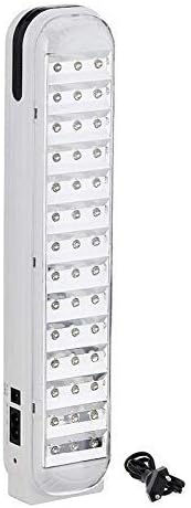 Azacus Plastic Rechargeable LED Emergency Light, White