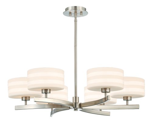 Possini Euro Surface Interplay White 32″ W Chandelier