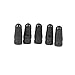 MagiDeal 5pcs Bicycle Presta Wheel Rims Tyre Stem Air Valve Caps Dust Cover - Black