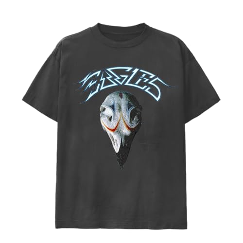 Eagles California Greatest Hits Album Cover T-Shirt, Washed Black, X-Large