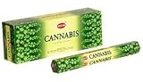 Cannabis - Box of Six 20 Gram Tubes - HEM Incense