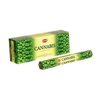 Cannabis - Box of Six 20 Gram Tubes - HEM Incense