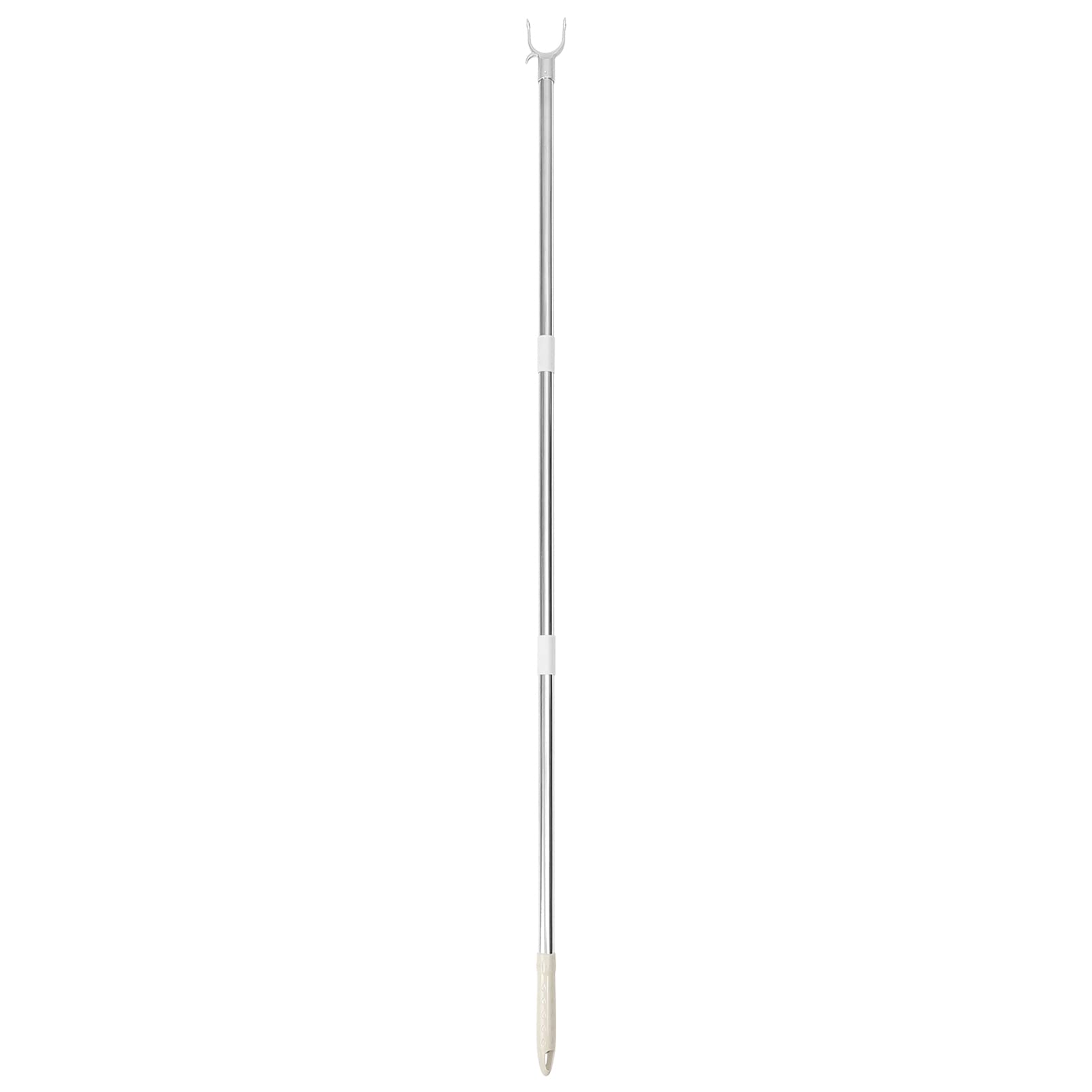 Zerodeko Dressing Stick Long Reaching Hook: Clothes Pole Clothes Drying Fork Telescoping Reach Pole for Household Balcony Putting On Pulling Off Clothing Closet 131cm