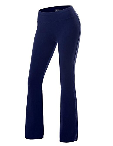 AuntTaylor Juniors Comfy Bootleg Elastic Closure Jogging Pants Dark Blue XL