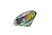 Tripact 100mm Light Translucent Rainbow Crystal Diamond Jewel Glass Paperweight 3.93 Inch