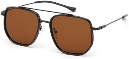 GUVIVI Retro Aviator Sunglasses for Women Men 2026 Square  display picture 3
