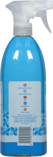 METHOD ANTIBACTERIAL BATHROOM CLEANER, SPEARMINT, REMOVES MOLD + MILDEW STAINS, 28 FL OZ