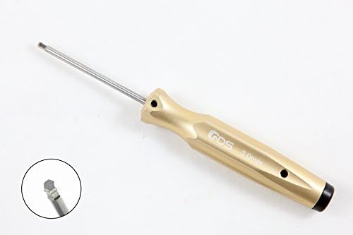 GDS Racing High Performance Ball Head Hexagon Key Screw Driver 3mm For RC Car Boat Aircraft