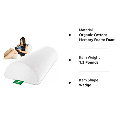 Cushy Form Bolster Pillow for Lumbar and Leg Support 20.5 x 8 x 4.5