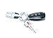 Mehr Classic Attachable Key Chain - Simple, Elegant, Durable Multi Ring Key Holder - Smart Keychain (Chrome Silver)