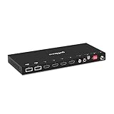 gofanco HDMI 2.0 2x4 Switcher Splitter with Audio