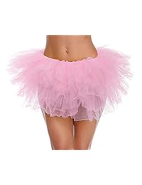 v28 Falda de burbuja de ballet de tutú de tul vintage para adolescentes de 1950
