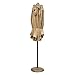 Le Papillon 15 ft Market Outdoor Umbrella Double-Sided Aluminum Table Patio Umbrella with Crank, Beige