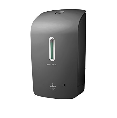 image for Alpine Industries Alpine Wall Mountable, Touchless, Universal Liquid S