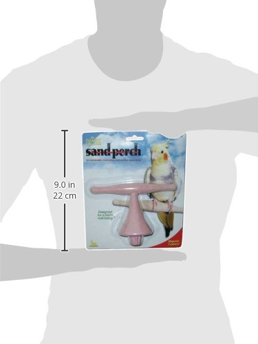 JW Pet Company Insight Sand Perch T Perch Bird Accessory, Regular, Assorted Colors