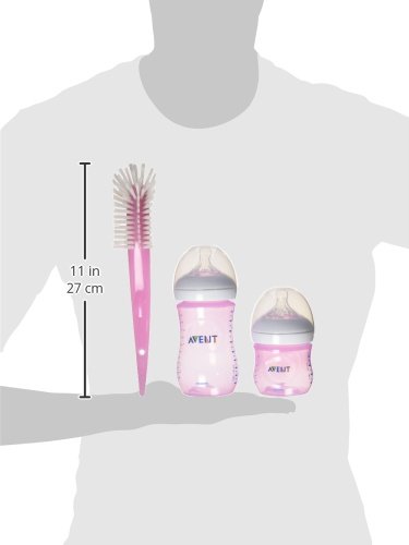 pink avent bottles starter set