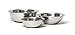 Vollrath Economy Mixing Bowl Set (1-1/2, 3 & 5-Quart, Stainless Steel)