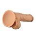 Naughty Realistic Silicone Dildo with Suction Cup, Adult Sex Toy, Large, Flesh, 8