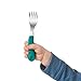 OXO Tot On-The-Go Fork And Spoon Set - Teal