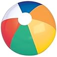 12 JUMBO 24" TRADITIONAL BEACH BALLS/Swimming POOL PARTY/Birthday FAVORS/DOZEN TOYS