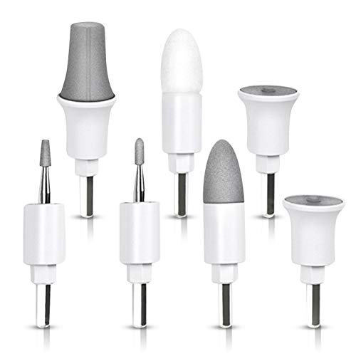 UTILYZE Replacement Attachments for 10-in-1 Professional Electric Manicure and Pedicure Set (Best Electric Pedicure Set)