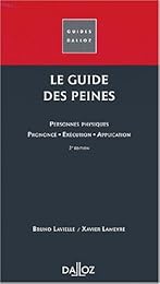 Le  guide des peines