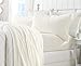 Great Bay Home Extra Soft Velvet Plush Queen Micro Fleece Sheet Set | Deluxe Microplush Non Pilling Sheets, Deep Pocket | Lavish Sherpa Velvet Luxe Collection (Queen, Off White)