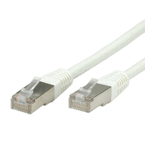 Value | S/FTP (PIMF) Patch Cord | Cat.6 | White | 1 m